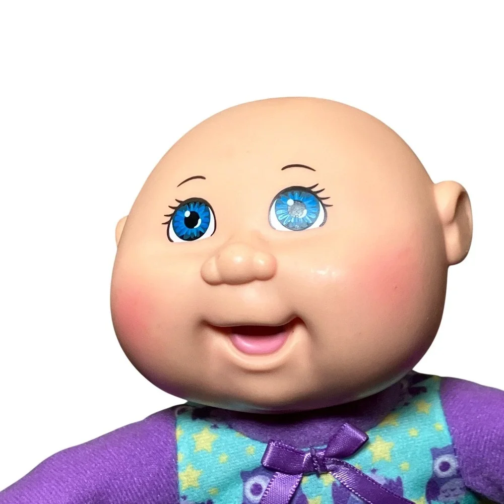 Cabbage Patch Kids Baby Doll Kids 9 inch Purple Owl Sleeper Good Blue Eyes 2015